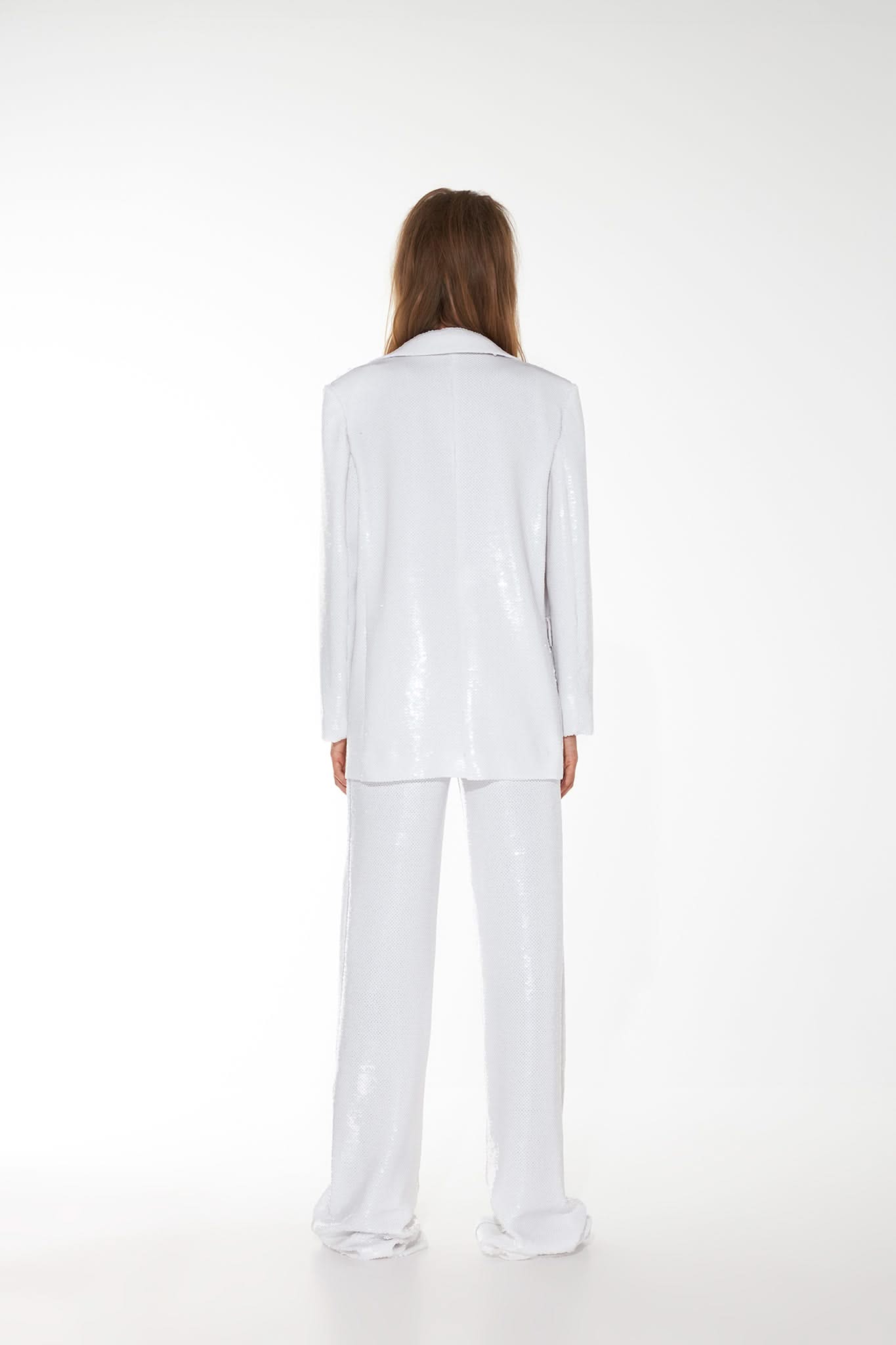GLAZE TROUSERS - Optic White