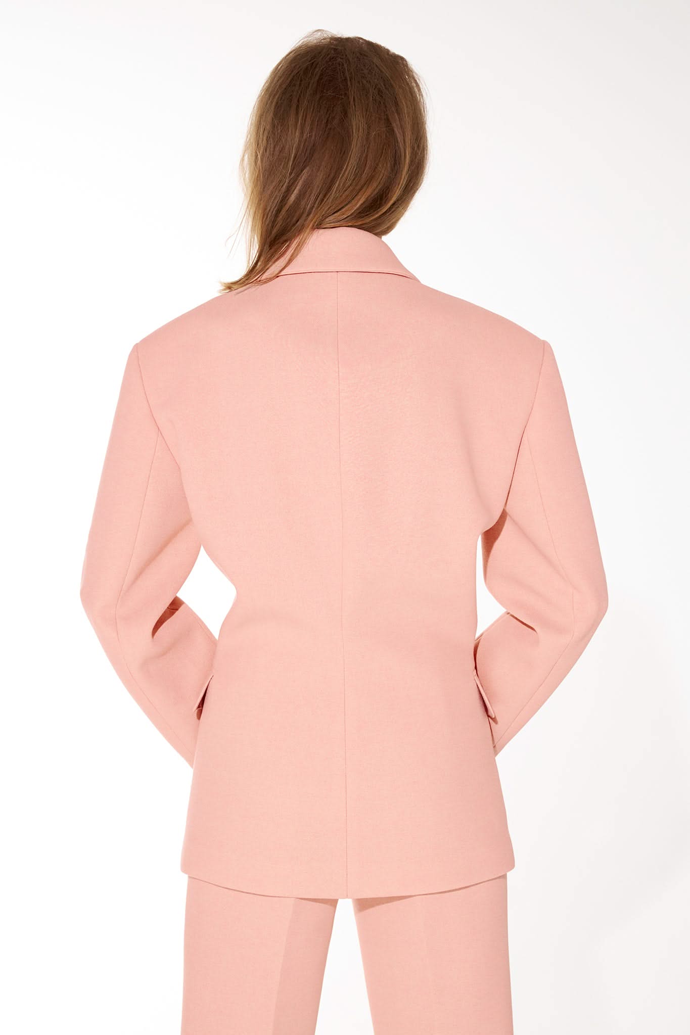 SEASHELL TAILORED BLAZER - Seashell Pink