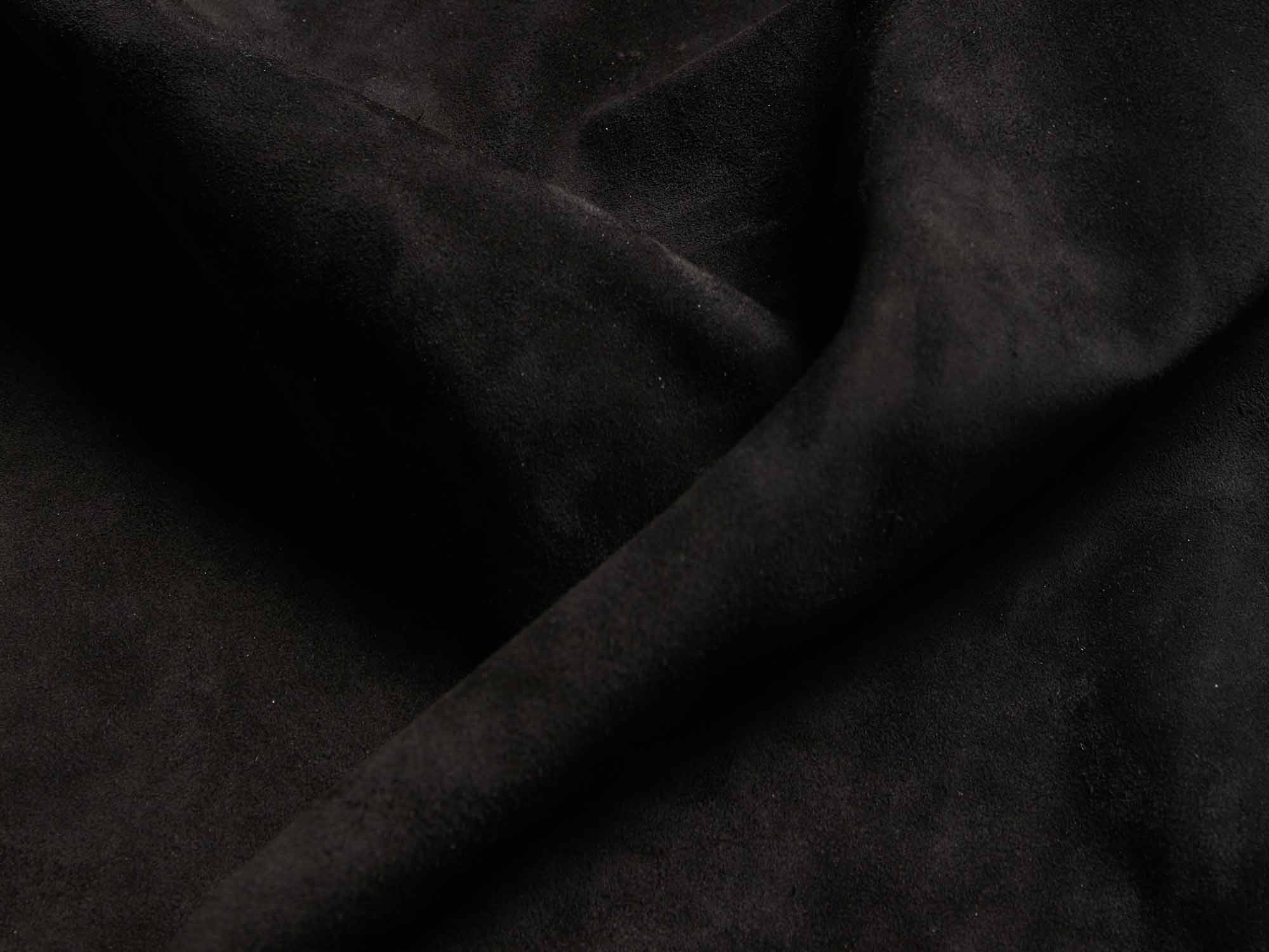 Sagan Buckle in Obsidian Black Asteria Suede