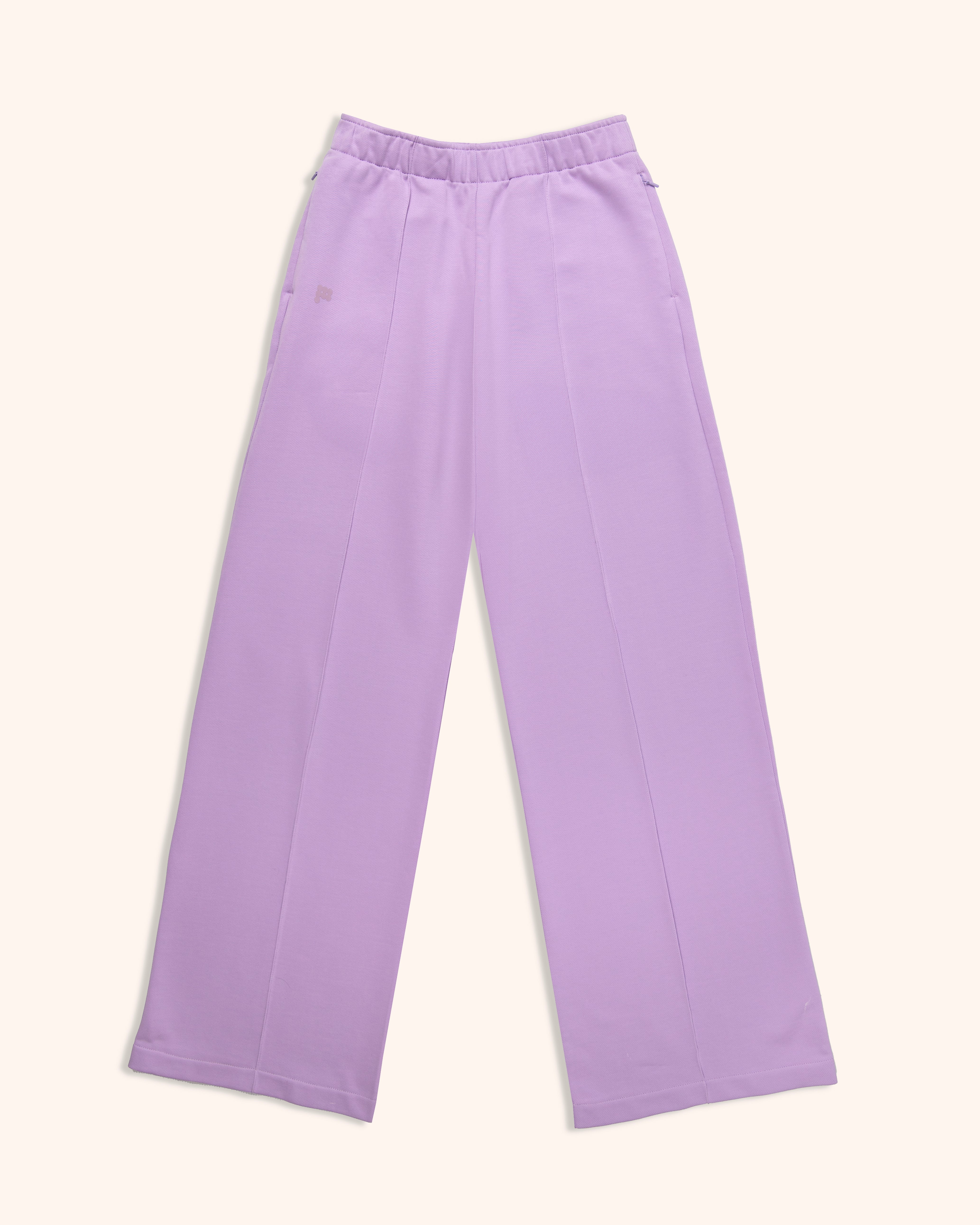 Cropped Midweight Trackpants - Orchid Purple