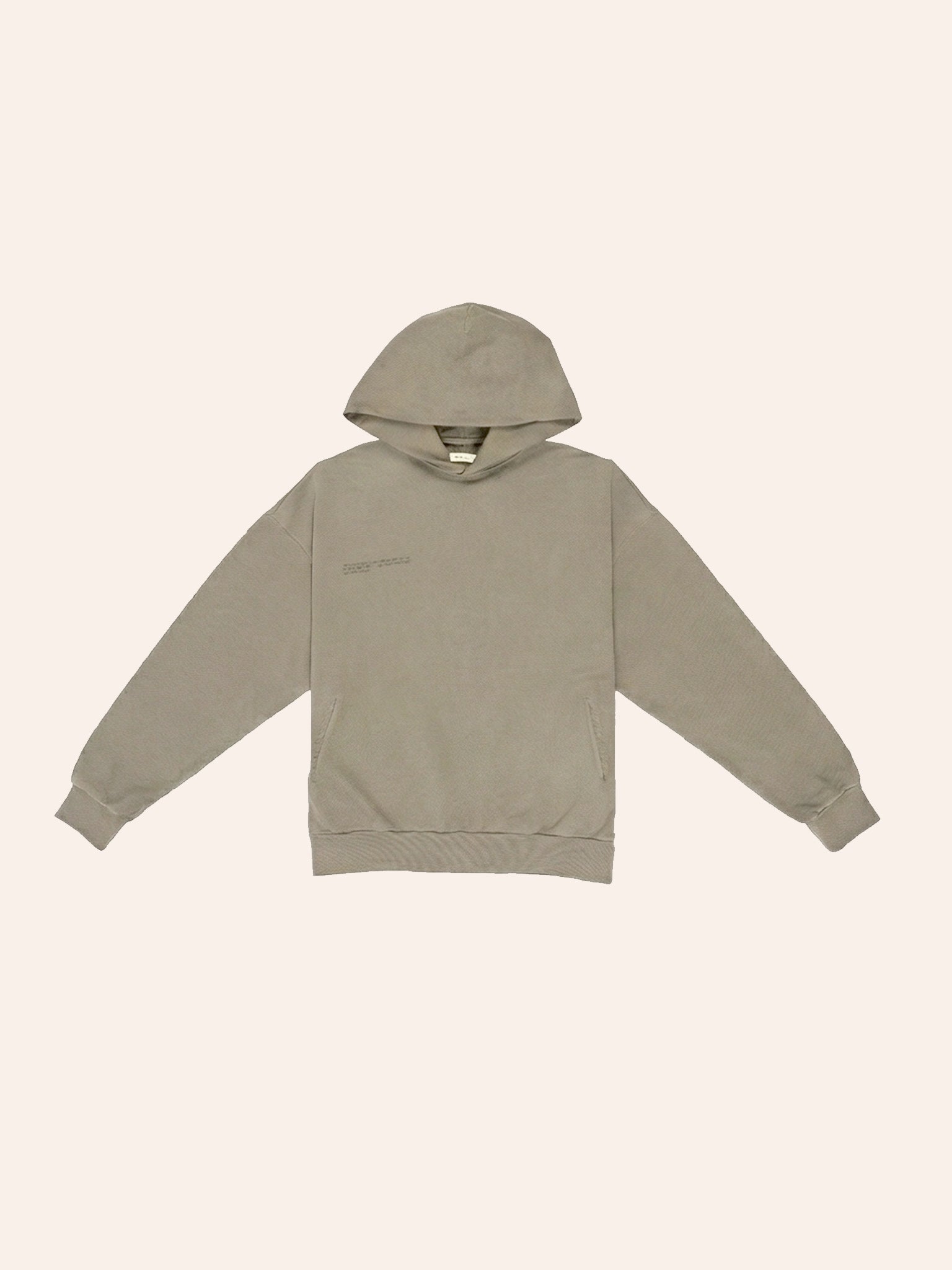 Recycled Midweight Hoodie - Mossy Grey
