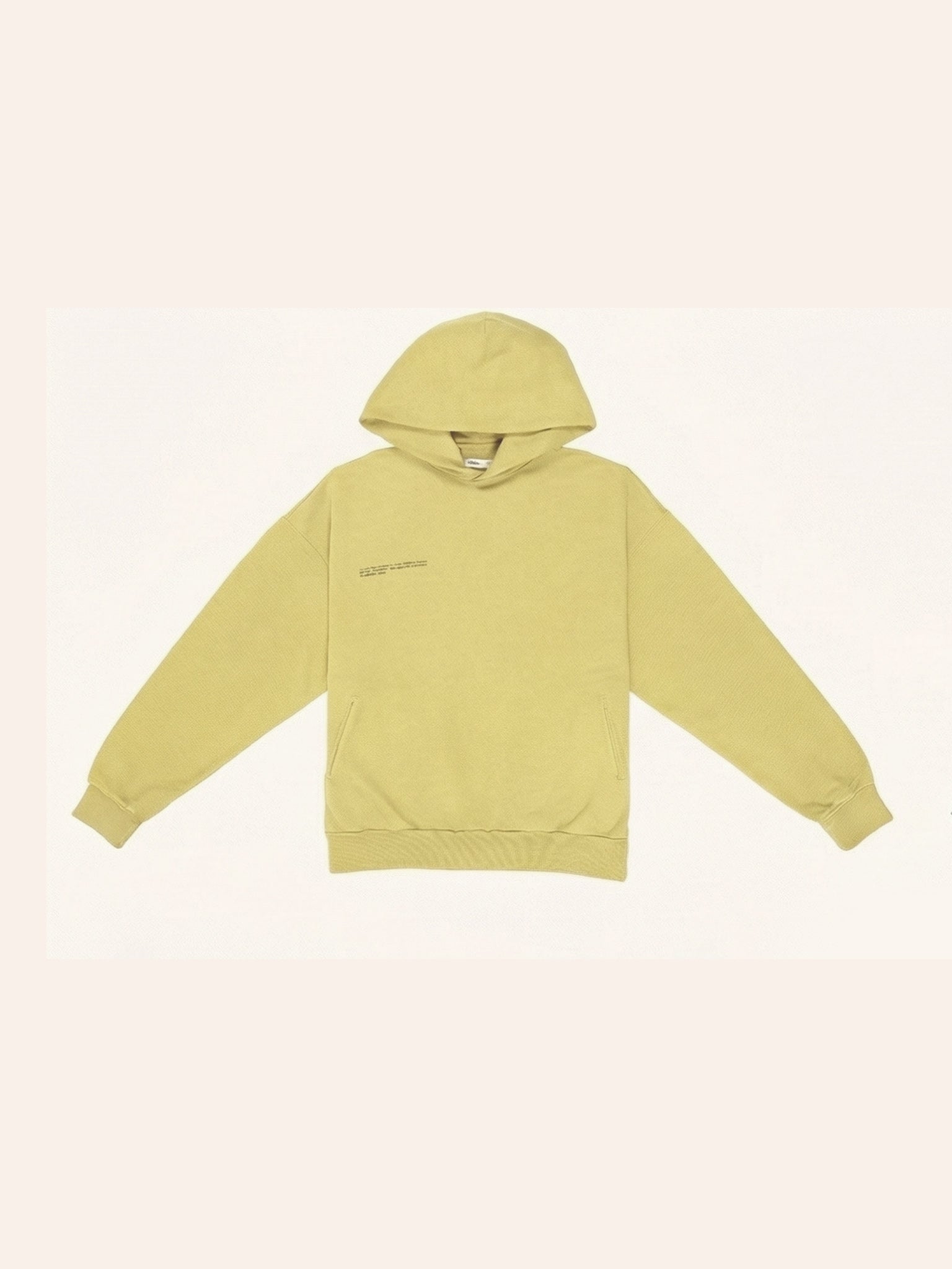 Recycled Midweight Hoodie - Sunbeam yellow