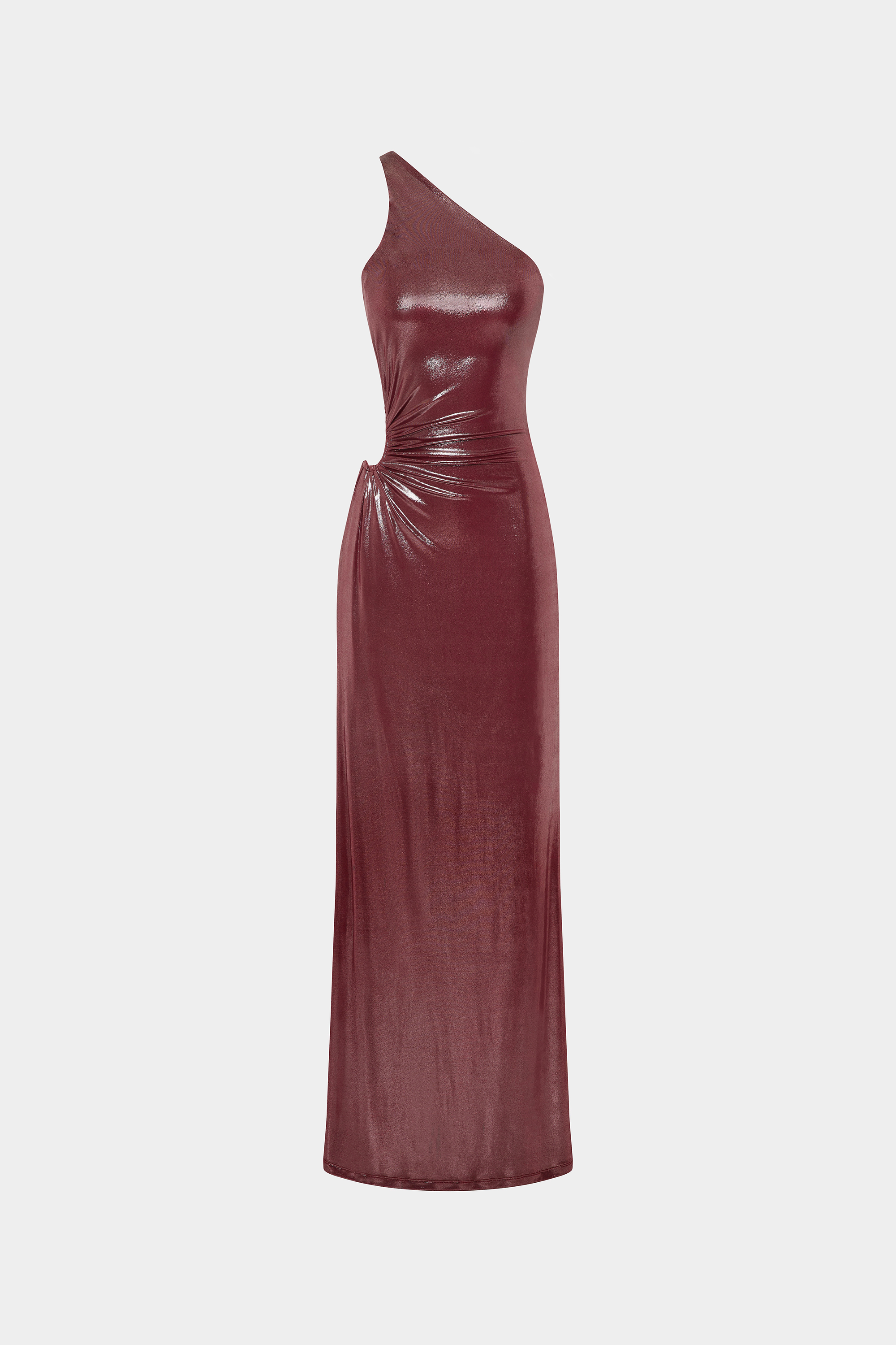 THE 'SABINE' FOIL JERSEY DRESS