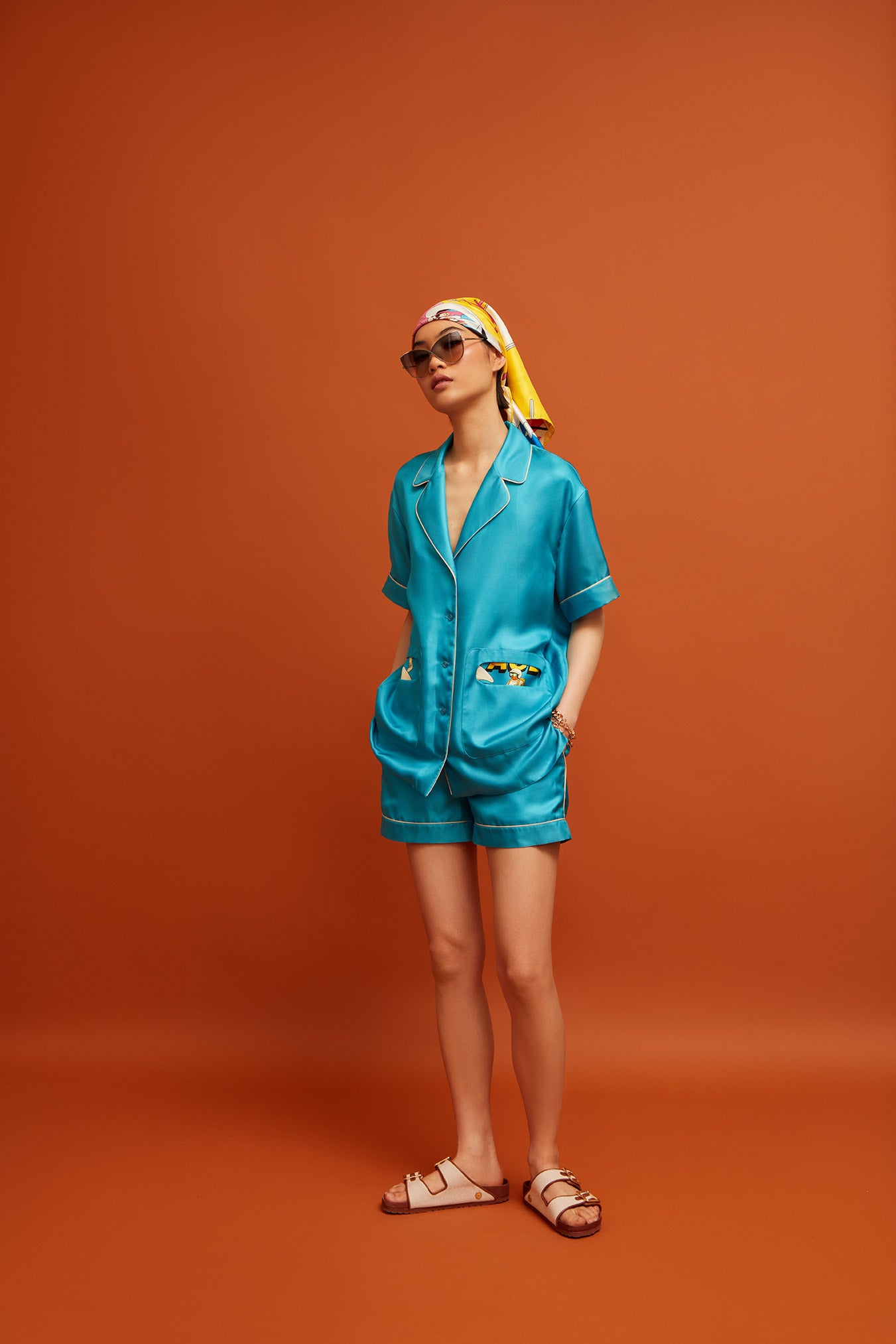 Jupiter Blue Shorts - Tiffany Blue