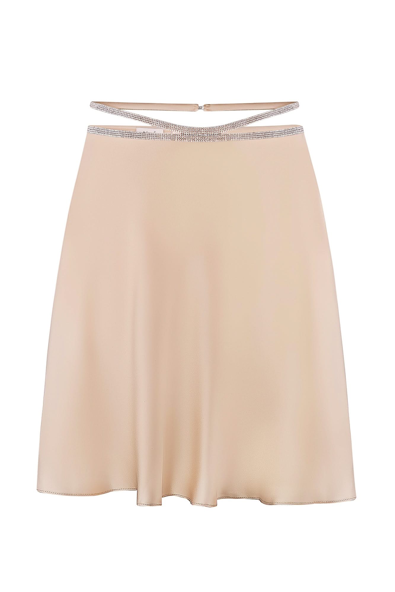 SILK SKIRT MINI - Champagne Gold