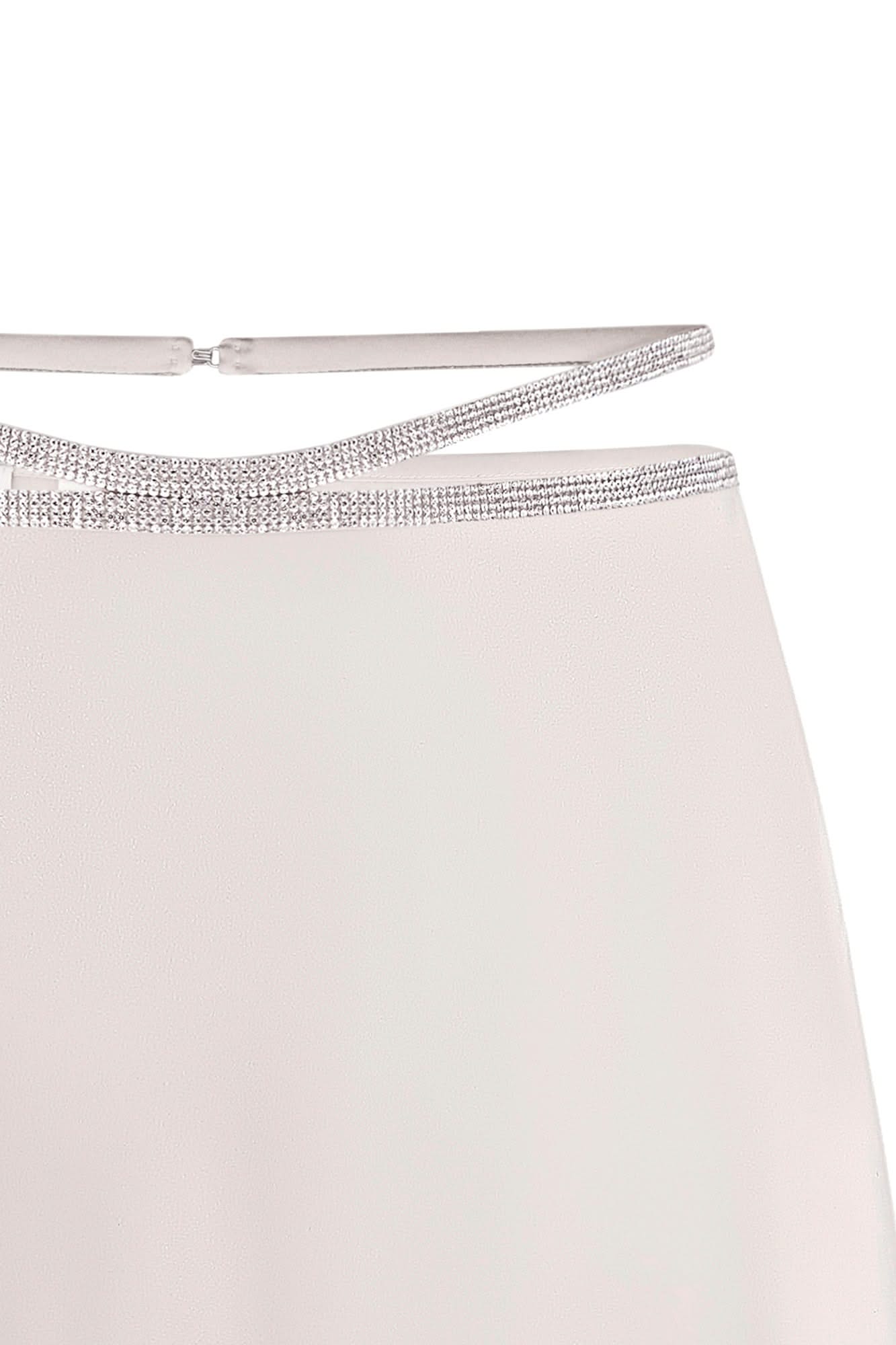 SILK SKIRT MINI - Ivory