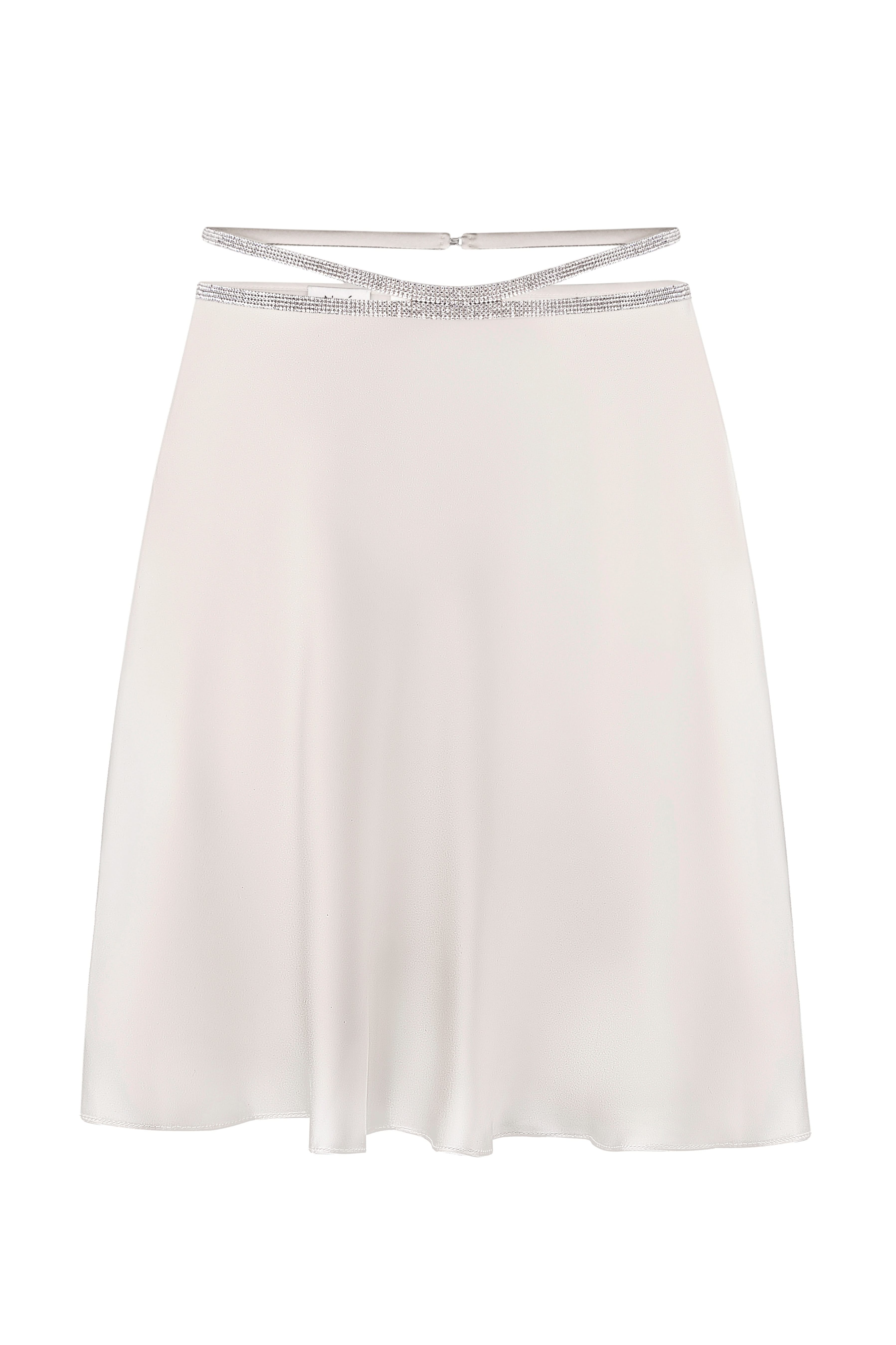 SILK SKIRT MINI - Ivory