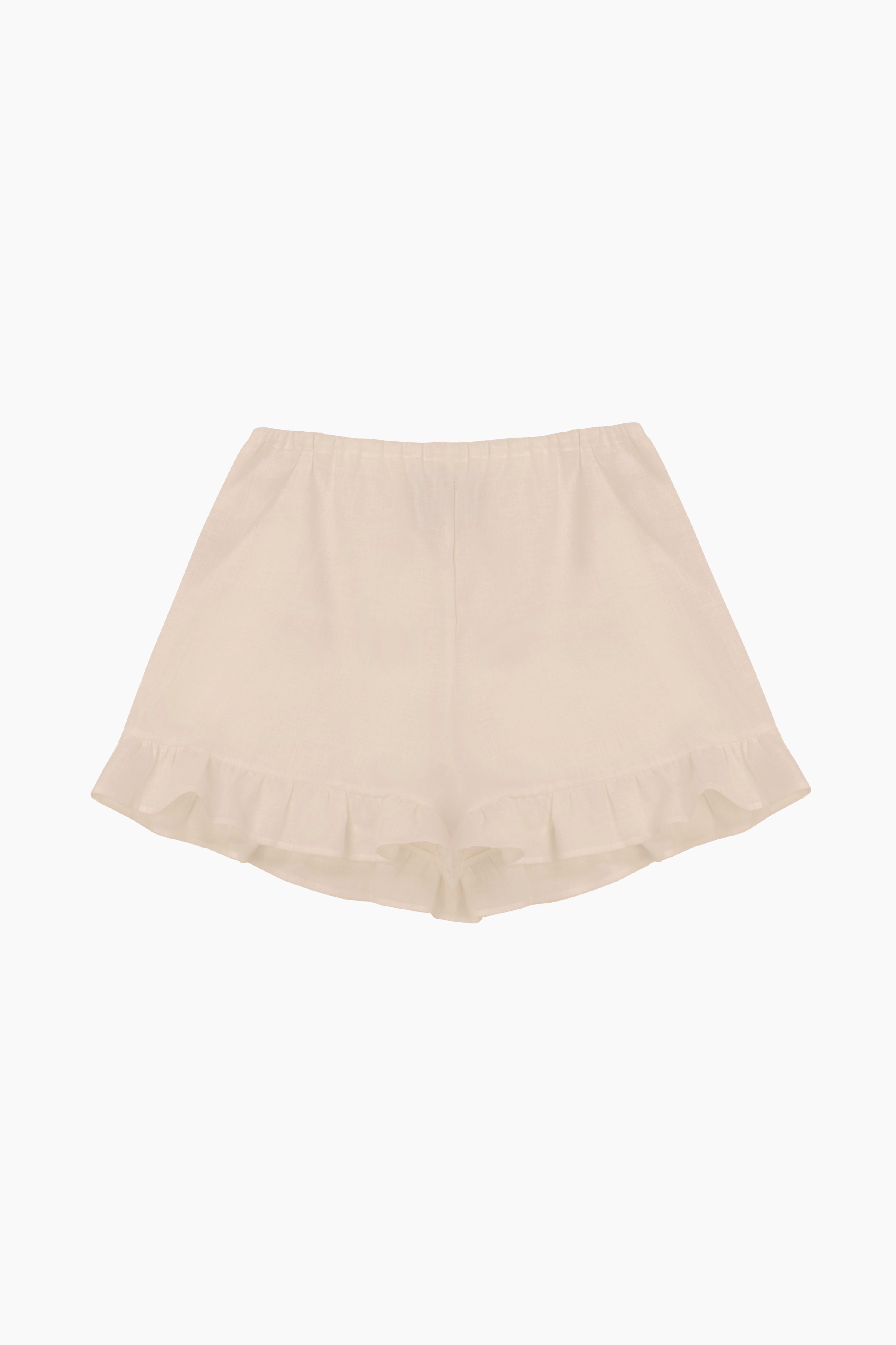 Cha-Cha Lounge Shorts with Headscarf in Beige