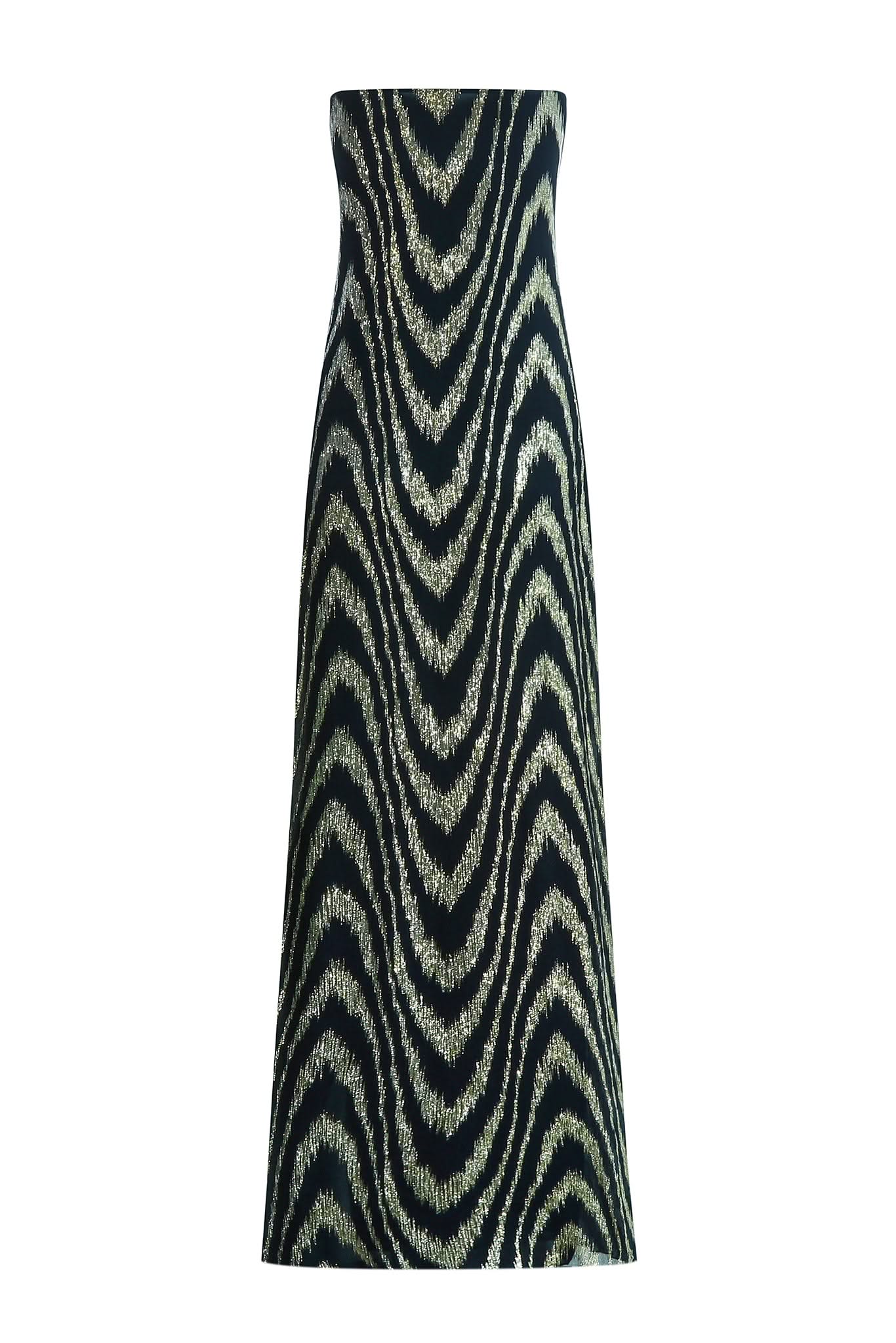 RANIA DRESS - Black and Gold