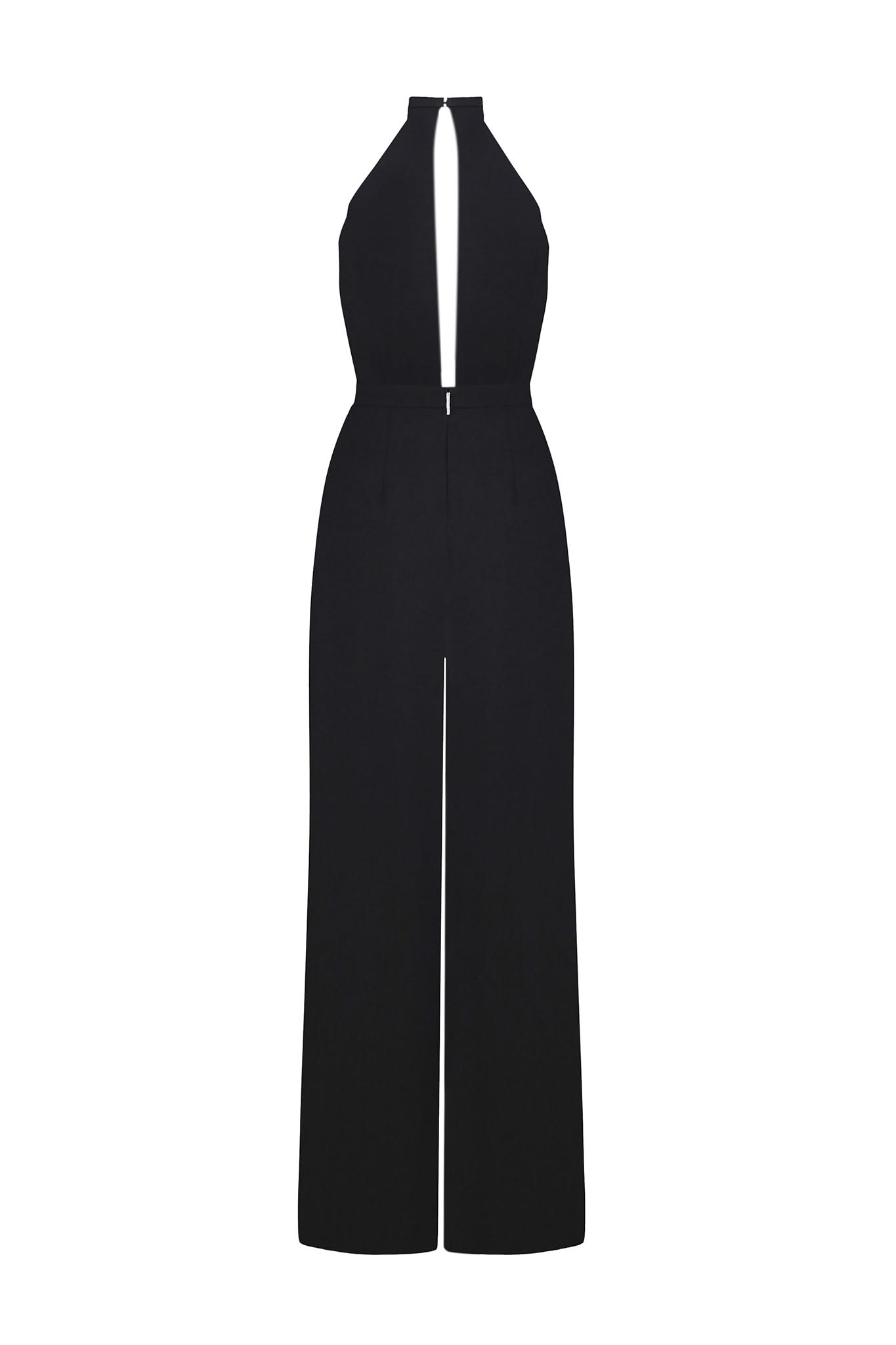 "V" JUMPSUIT - Black