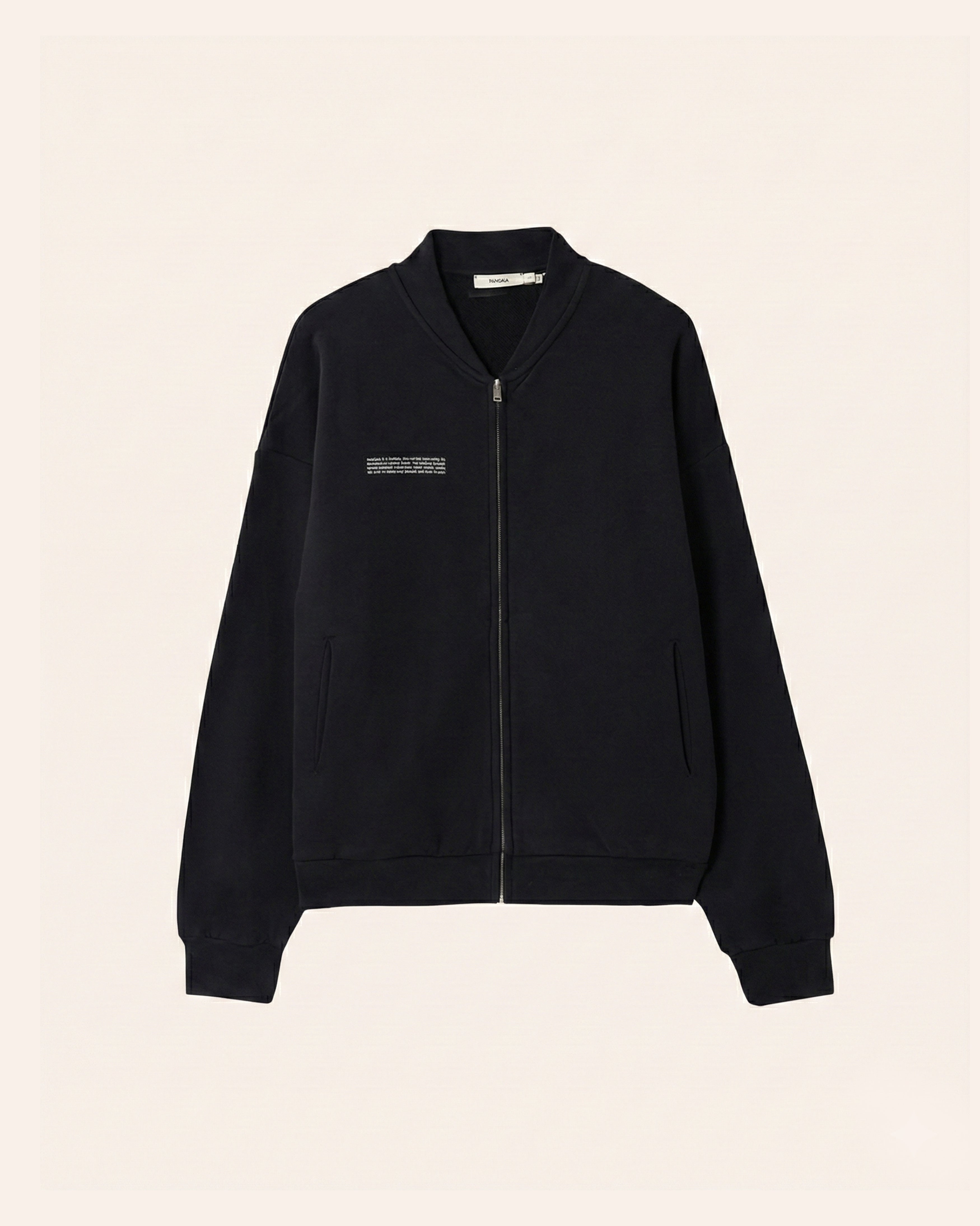 Midweight Zipped Sweatshirt - Black