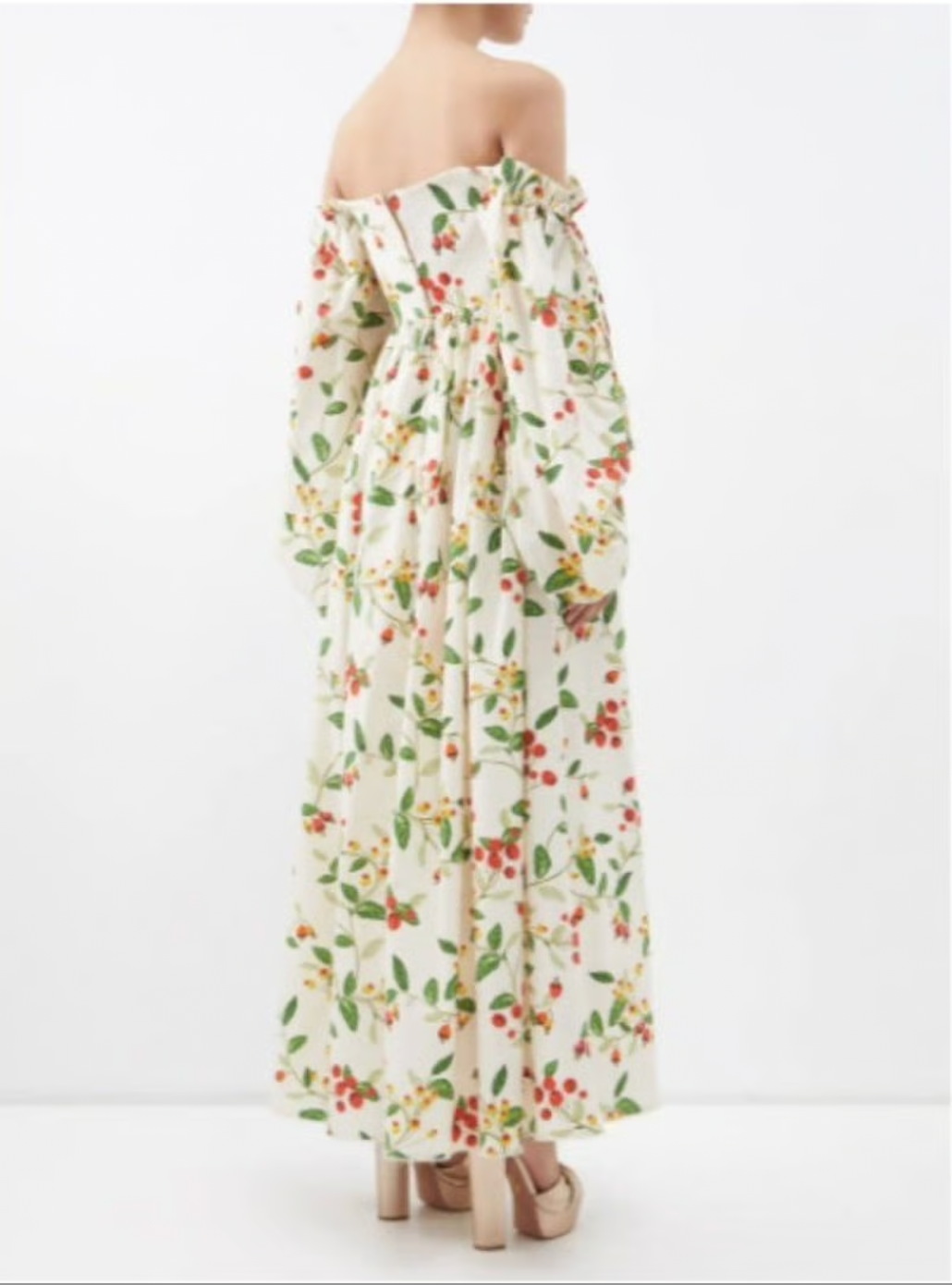 Alheli Frutal Long Dress