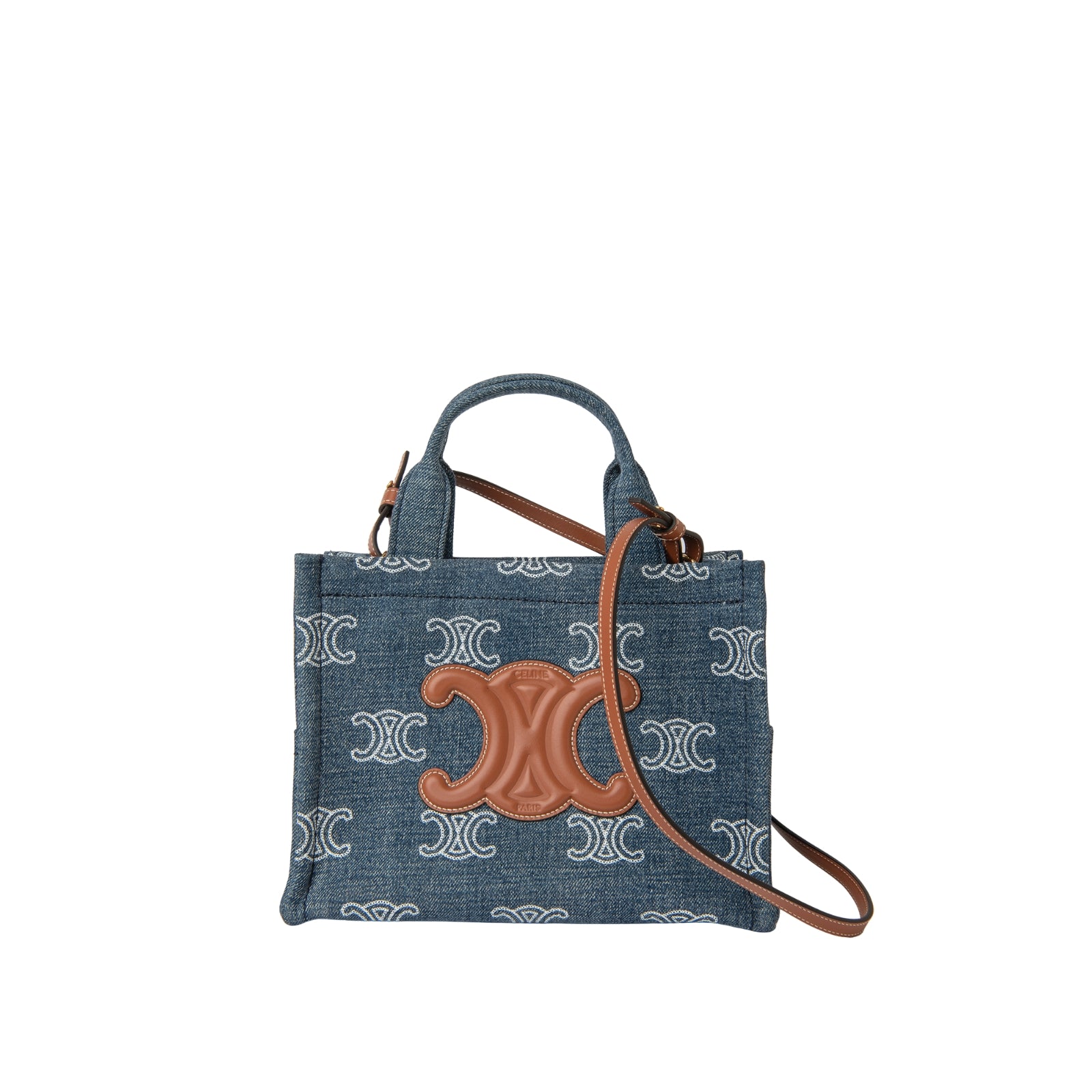 Celine Small Cabas Thais in Denim - Celine