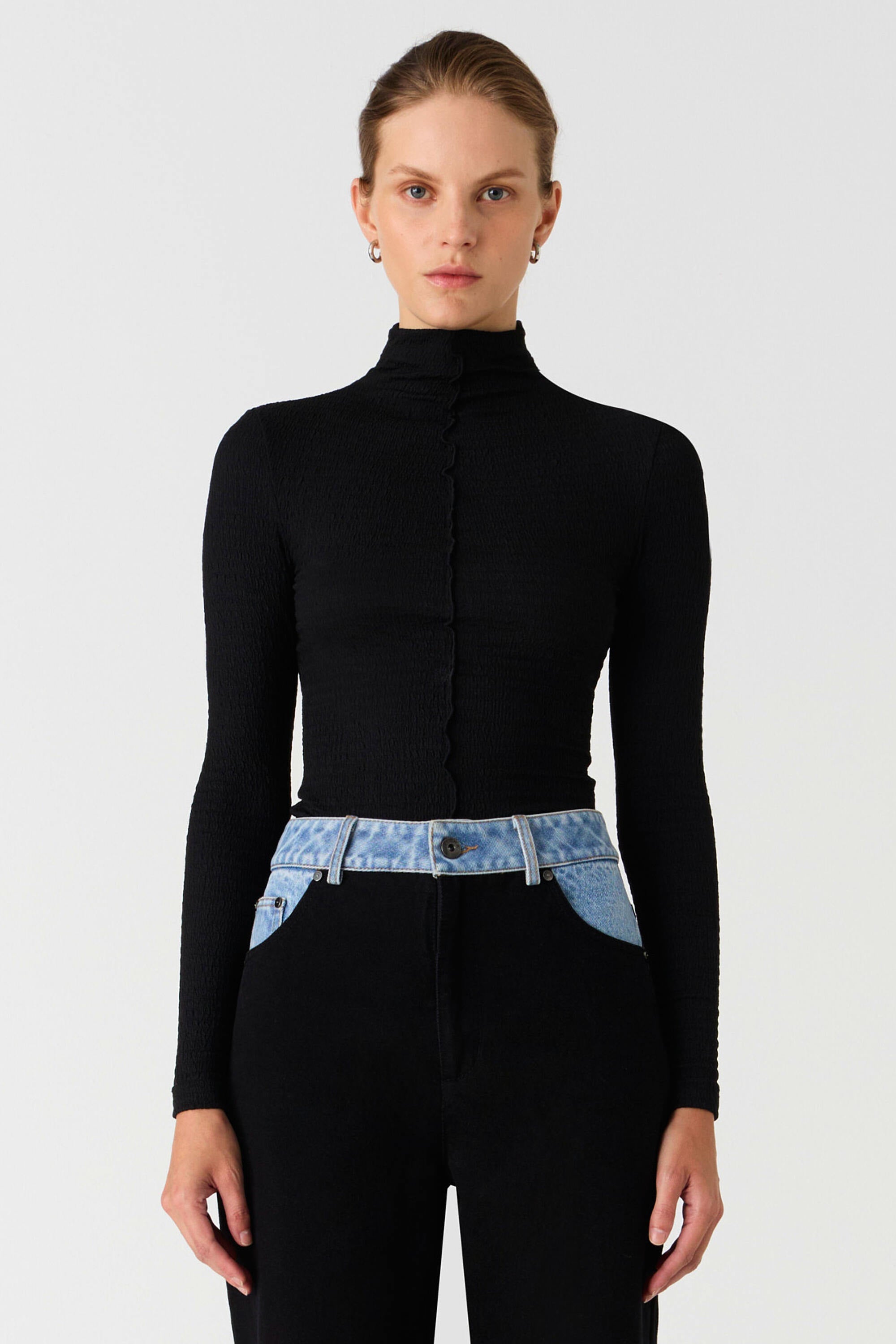BENITO POPCORN KNIT TOP