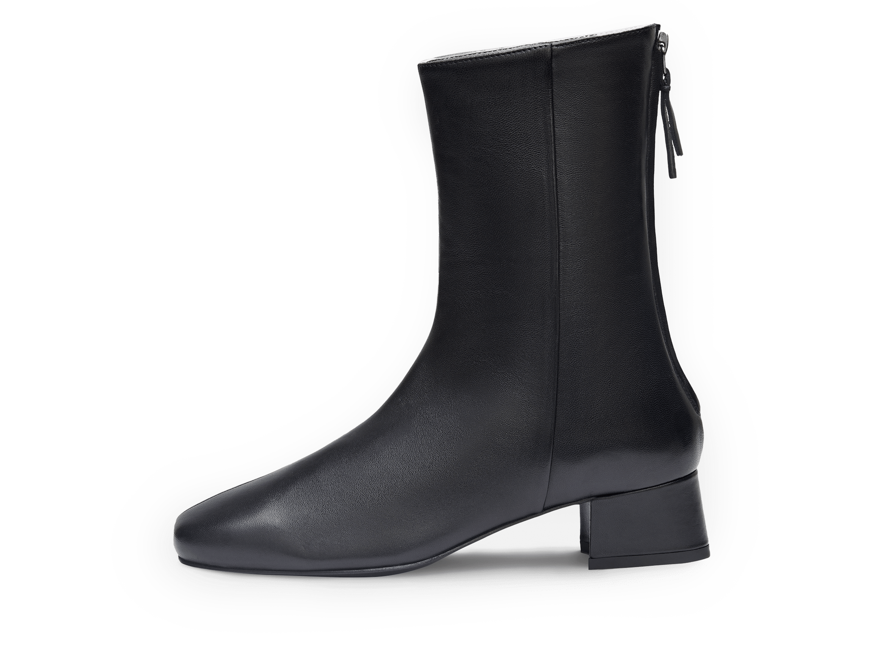 Debbie High Boots in Nero Nappa