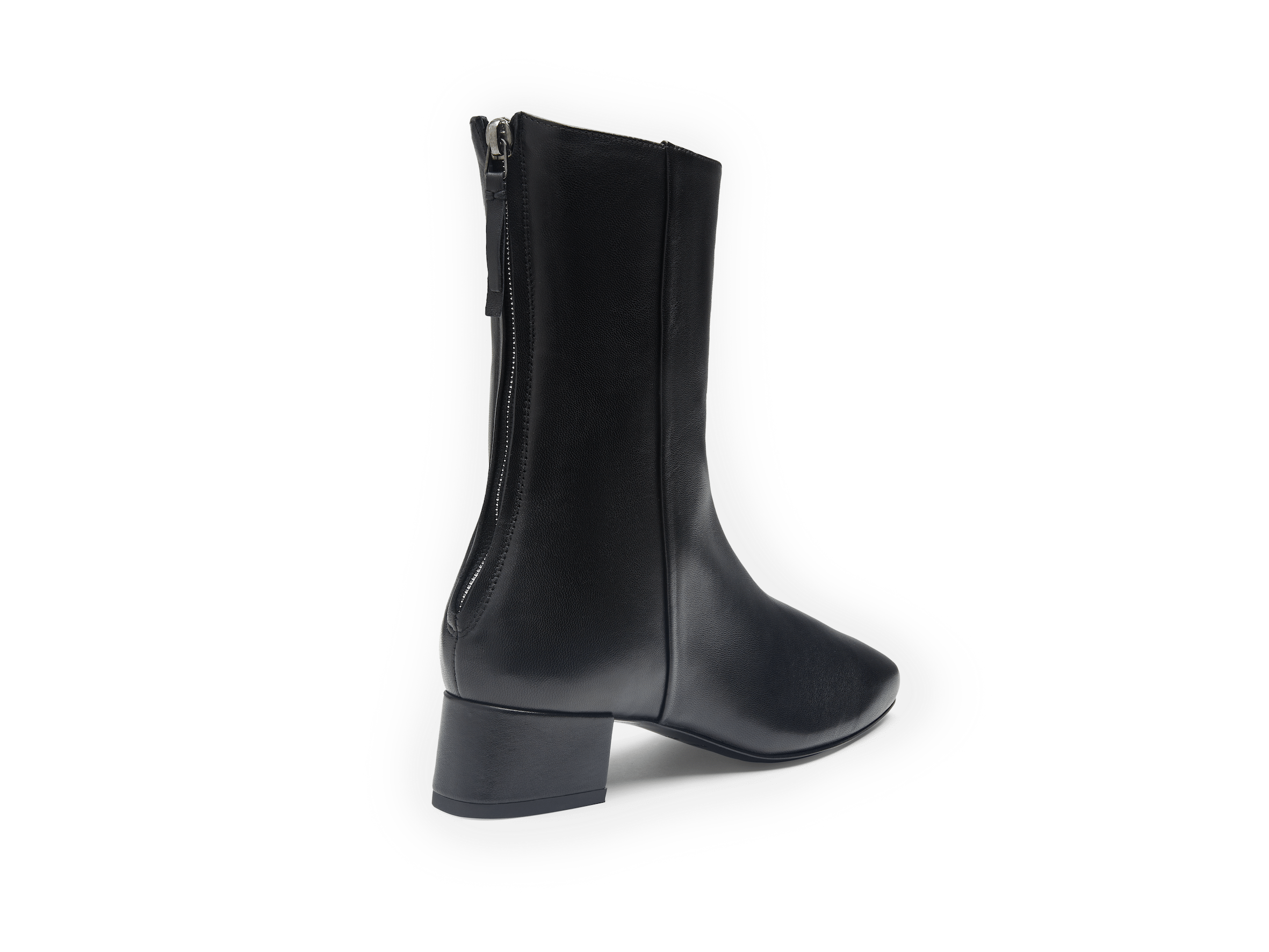 Debbie High Boots in Nero Nappa