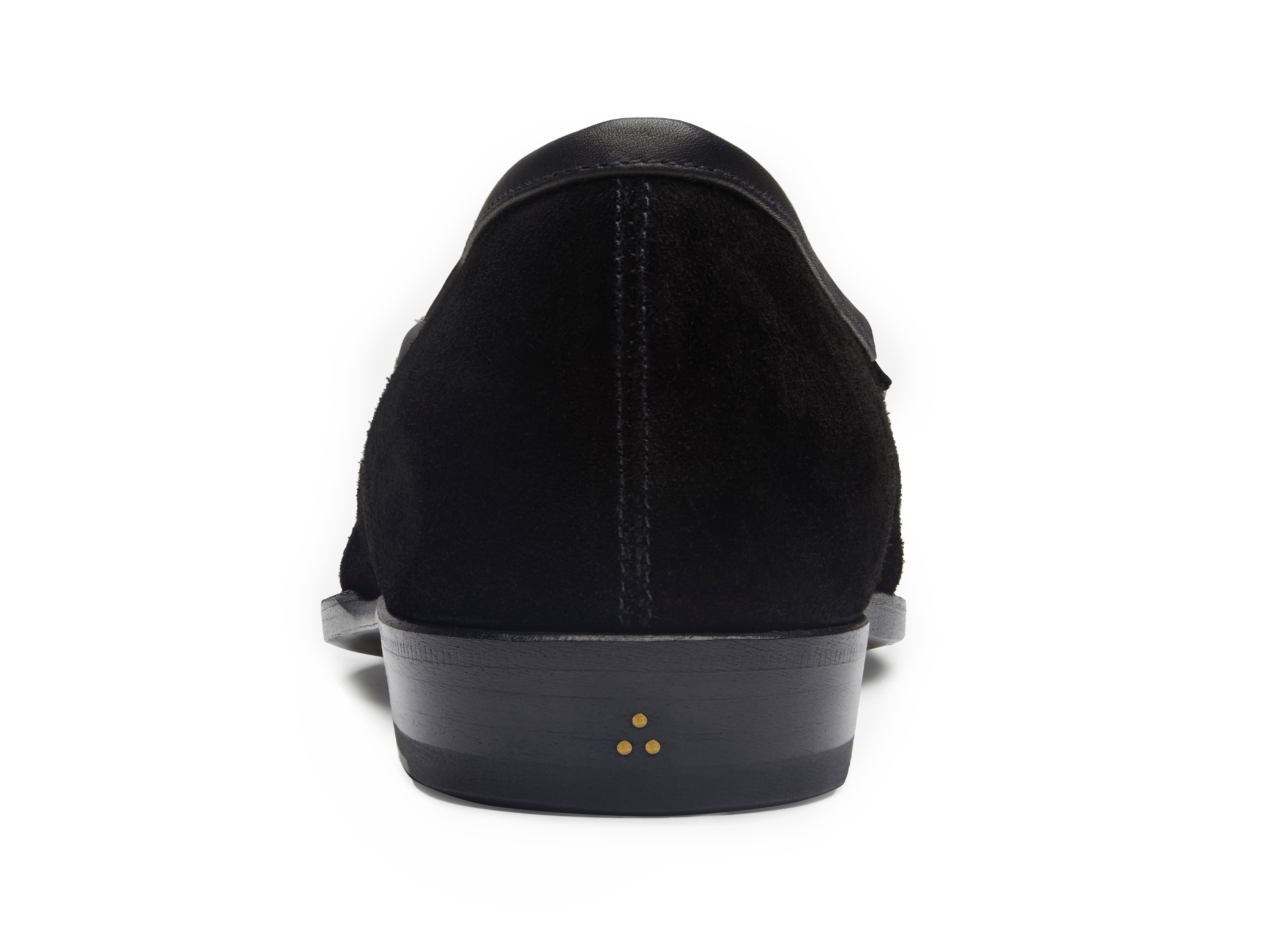 Grand Seine Tassel Loafers in Black Noble Suede