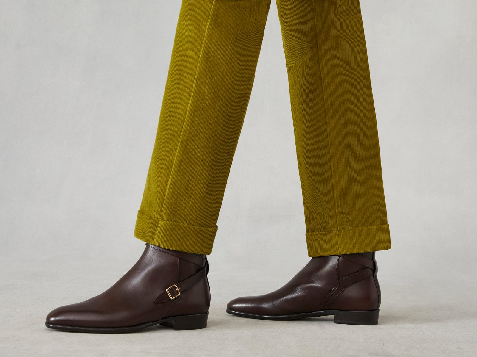 Watts Jodhpur Boot in Dark Brown Calf