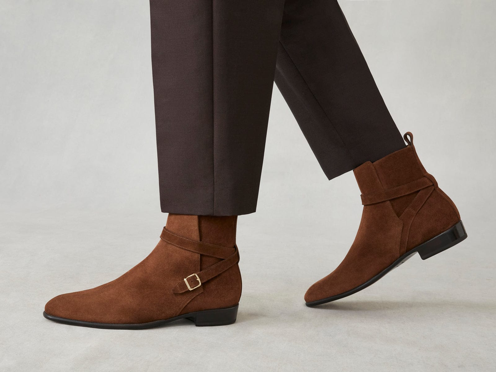 Watts Jodhpur Boot in Dark Snuff Shield Suede
