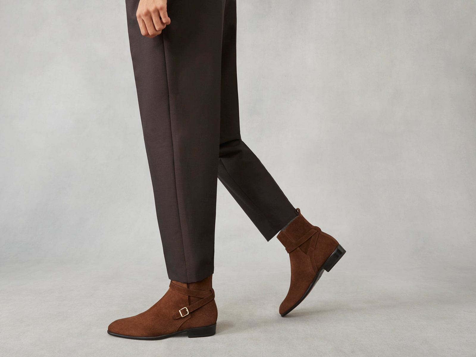 Watts Jodhpur Boot in Dark Snuff Shield Suede