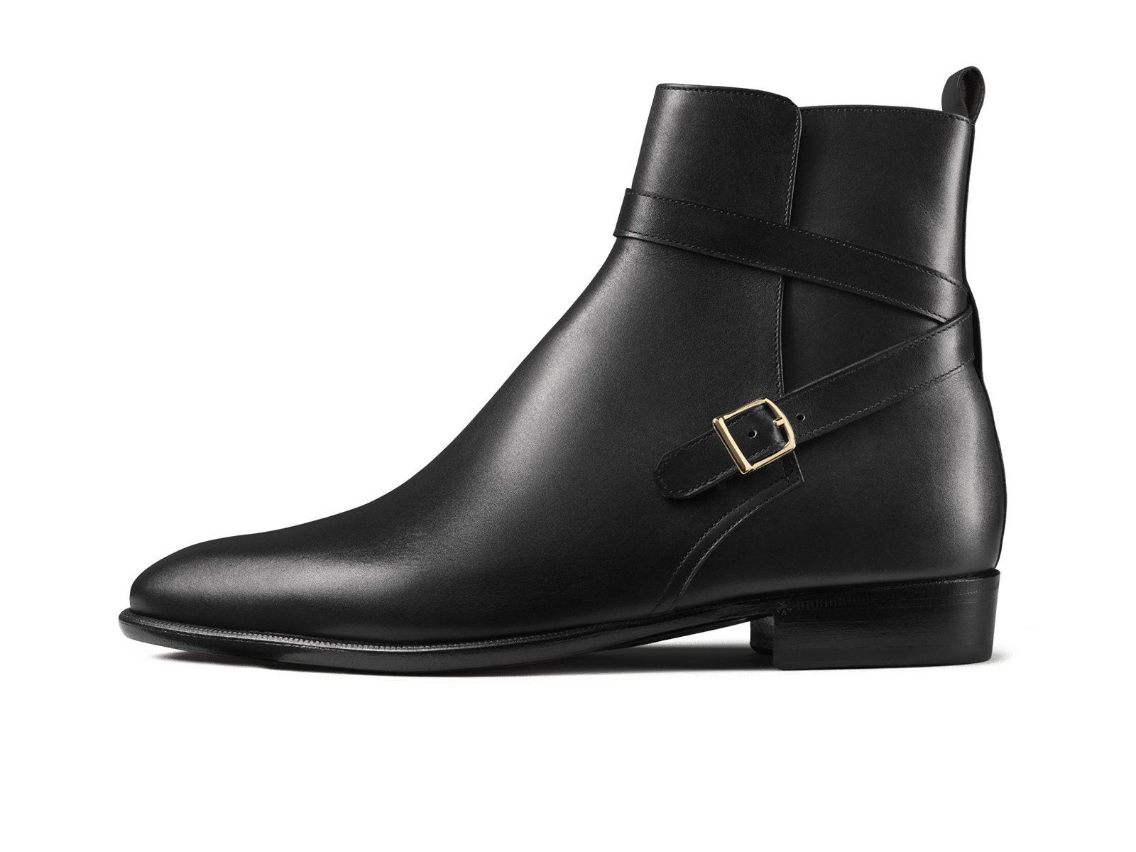 Watts Jodhpur Boot in Black Calf
