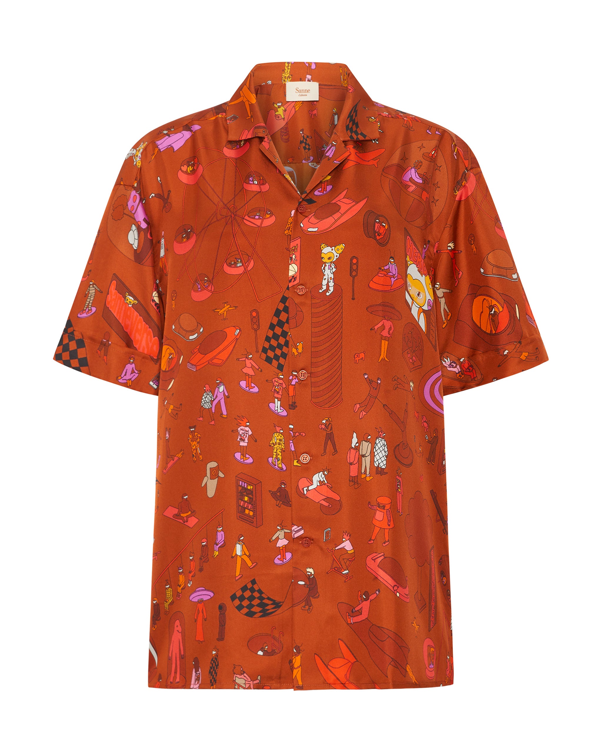 Celestial Cinnamon Shirt - Brown
