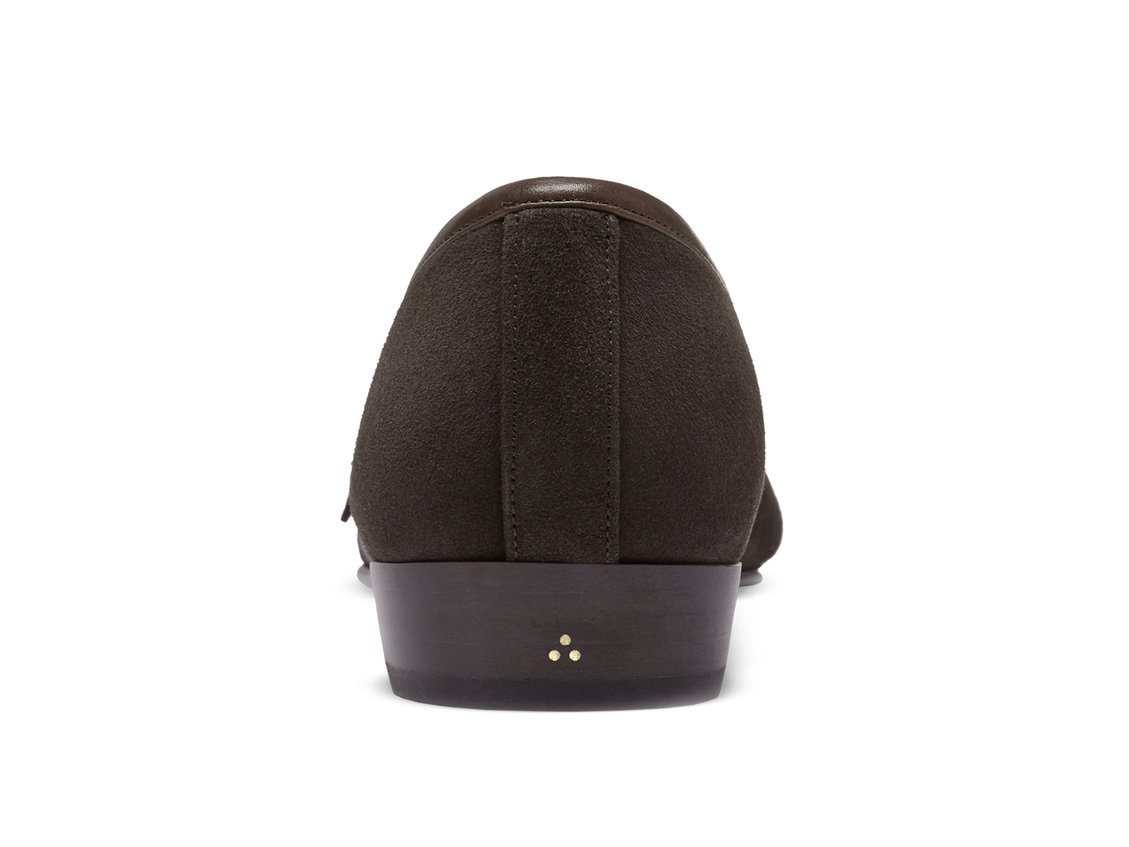 Sagan Classic Buckle in Lusitanias Dark Brown Asteria Suede and Marmo Calf